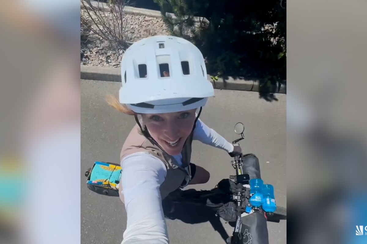 This marine biologist is cycling solo from Mexico to Whistler