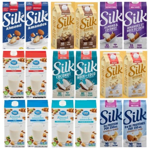 Silk, Great Value brand plant-based milk substitutes recalled