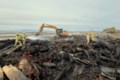 Video: Richmond firefighters extinguish large fire at Iona Beach over weekend